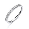 18ct White Gold 0.20ctw Half Eternity Ring