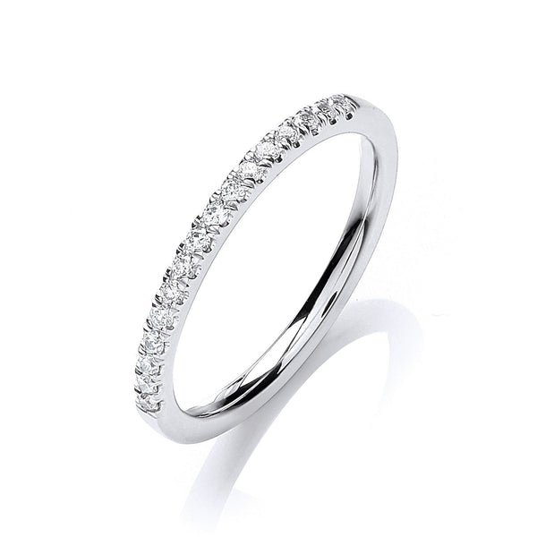 18k Yellow Gold Diamond Ring - 18ct White Gold half ET Diamond 0.16ct Ring - No Certificate - by Hearts Forever Jewellers