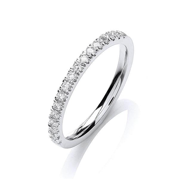 18k Yellow Gold Ring - 18ct White Gold 0.25ct Ring - No Certificate - by Hearts Forever Jewellers