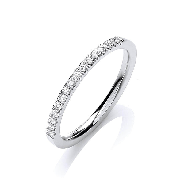 18k Yellow Gold Ring - 18ct White Gold 0.12ct Ring - No Certificate - by Hearts Forever Jewellers