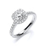 18k Yellow Gold Ring - 18ct White Gold 1.00ctw Certificated Engagement Ring - by Hearts Forever Jewellers