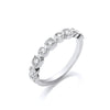 9k Yellow Gold Diamond Ring - 9ct White Gold Half Eternity 0.25ctw Diamond Ring - by Hearts Forever Jewellers