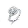 18k Yellow Gold Diamond Ring - 18ct White Gold 1.50ctw Diamond Ring - by Hearts Forever Jewellers