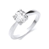 Platinum Diamond Ring - Platinum 1.00ct Diamond Engagement Ring - by Hearts Forever Jewellers
