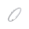 9k Yellow Gold Ring - 9ct white gold 0.17ct ET ring with Baguette in centre - by Hearts Forever Jewellers
