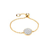 9k Yellow Gold Diamond Ring - 9ct Yellow Gold adjustable 0.10ct Diamond ring - by Hearts Forever Jewellers