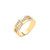 9k Yellow Gold Diamond Ring - 9ct Yellow Gold 0.33ctw Diamond Ring - by Hearts Forever Jewellers
