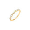 18k Yellow Gold Ring - 18CT Yellow Gold Half ET Ladies Ring 0.40ctw - by Hearts Forever Jewellers