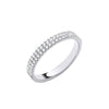 9k Yellow Gold Ring - 9ct White Gold 0.25ctw Ring - by Hearts Forever Jewellers