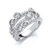 Platinum Diamond Ring - Platinum 1.70ct GH/SI Diamond Dress Ring - by Hearts Forever Jewellers