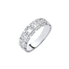 9k Yellow Gold Ring - 9ct White Gold 0.33ctw Dress Ring - by Hearts Forever Jewellers
