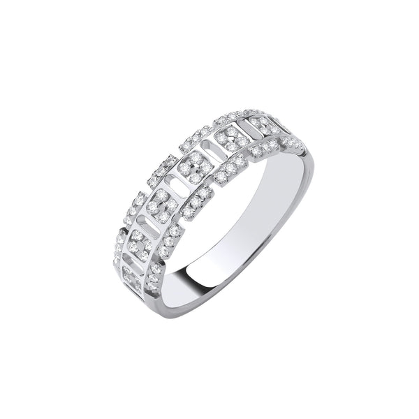 9k Yellow Gold Ring - 9ct White Gold 0.33ctw Dress Ring - by Hearts Forever Jewellers