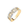 9k Yellow Gold Ring - 9ct Yellow Gold 0.50ctw Dress Ring - by Hearts Forever Jewellers