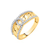 9k Yellow Gold Ring - 9ct Yellow Gold 0.25ctw G/H Si Dress Ring - by Hearts Forever Jewellers