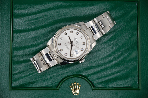 Rolex Datejust 36 116234 - Silver Diamond