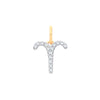 9k Yellow Gold Necklace - 9ct Yellow Gold Aries Zodiac 0.10ct pendant - by Hearts Forever Jewellers