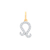 9k Yellow Gold Necklace - 9ct Yellow Gold Leo Zodiac 0.10ct pendant - by Hearts Forever Jewellers