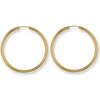 Jewellery - Y/G 34mm Sleepers - by Hearts Forever Jewellers