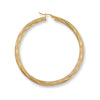 Ring - Y/G 57mm Twisted Hoop Earrings - by Hearts Forever Jewellers