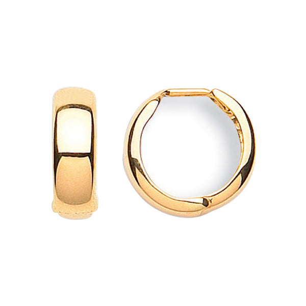 Jewellery - Y/G 16mm Huggies - by Hearts Forever Jewellers