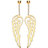 Y/G Angel Wings Drop Earrings