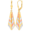 W & Y/G Drop Earrings