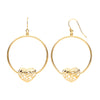 Ring - Y/G Round Tube, Filigree Heart, Hook Style Earrings - by Hearts Forever Jewellers