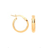 Ring - Y/G Small 14mm Hoop Earrings - by Hearts Forever Jewellers