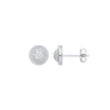 Cubic Zirconia Ring - W/G Cz Round 8mm Stud Earrings - by Hearts Forever Jewellers