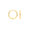 Jewellery - Y/G 10mm Plain Hinged Sleepers - by Hearts Forever Jewellers