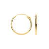Jewellery - Y/G 10mm Plain Sleepers - by Hearts Forever Jewellers