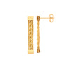 Ring - Y/G Rope & Mesh Fancy Drop Earrings - by Hearts Forever Jewellers