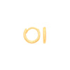 Jewellery - Y/G 8mm Tiny Hollow Sleepers - by Hearts Forever Jewellers