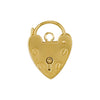 9ct YG 15mm Padlock