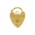 9ct YG 11mm Padlock