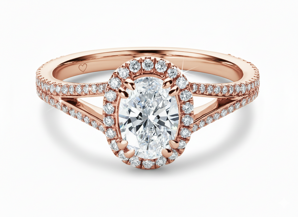Fantasia Halo Engagement Ring