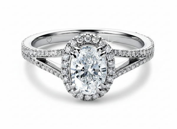 Fantasia Halo Engagement Ring