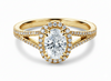 Fantasia Halo Engagement Ring