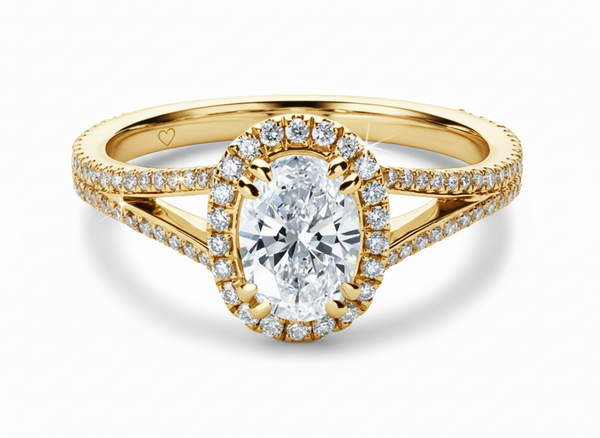 Fantasia Halo Engagement Ring