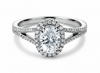 Fantasia Halo Engagement Ring