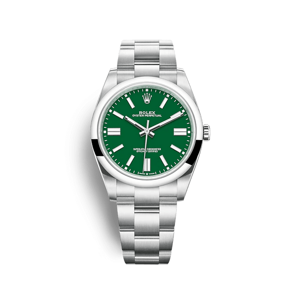 Rolex Oyster Perpetual 41 124300 - Green Lacquer