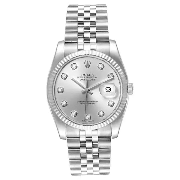 Rolex Datejust 36 116234 - Silver Diamond