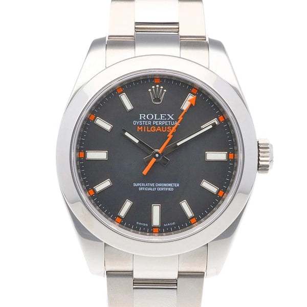 Rolex Milgauss 116400 - Black with Orange Accents