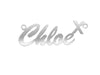 9k Yellow Gold Jewellery - 9ct Gold Script Kiss Nameplate - by Hearts Forever Jewellers