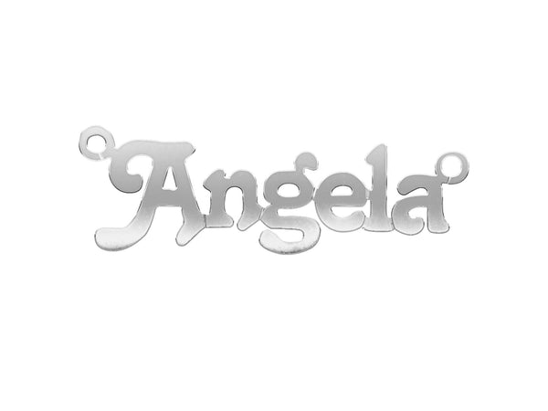 9k Yellow Gold Jewellery - 9ct Gold Small Terra Nameplate - by Hearts Forever Jewellers