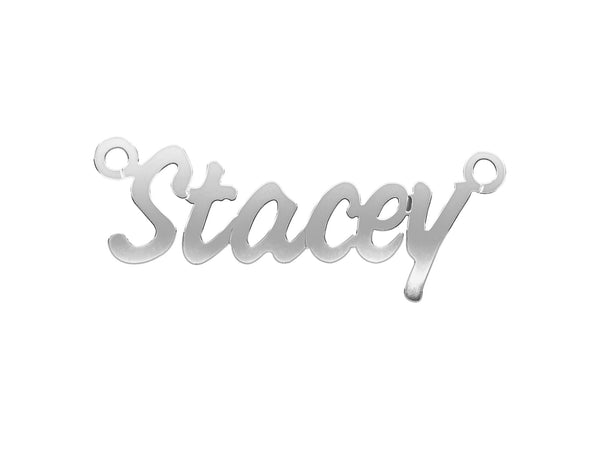 9k Yellow Gold Jewellery - 9ct Gold Small Challenge Nameplate - by Hearts Forever Jewellers