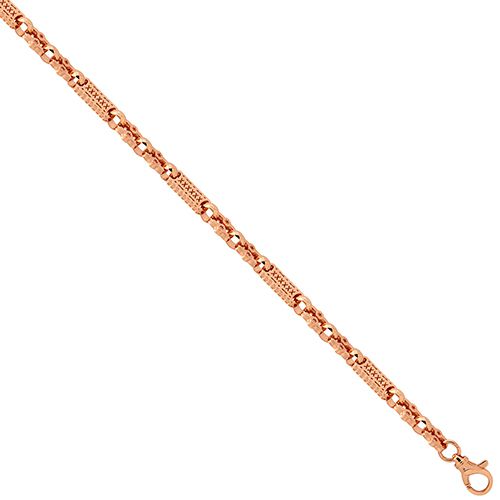 Necklace - 9ct Rose Gold Stars & Bars Necklace - by Hearts Forever Jewellers