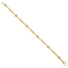 Necklace - 9ct Yellow Ball & Twist Bracelet - by Hearts Forever Jewellers