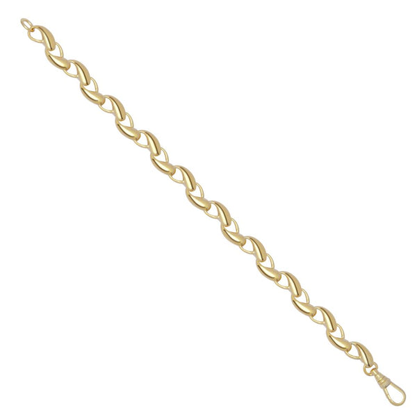 Necklace - 9ct Yellow Waves Bracelet - by Hearts Forever Jewellers