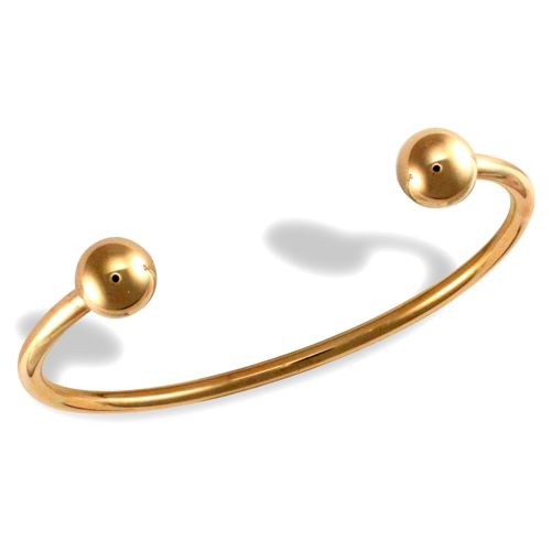 Bracelet - 9ct Yellow Gold Torque Bangle - by Hearts Forever Jewellers
